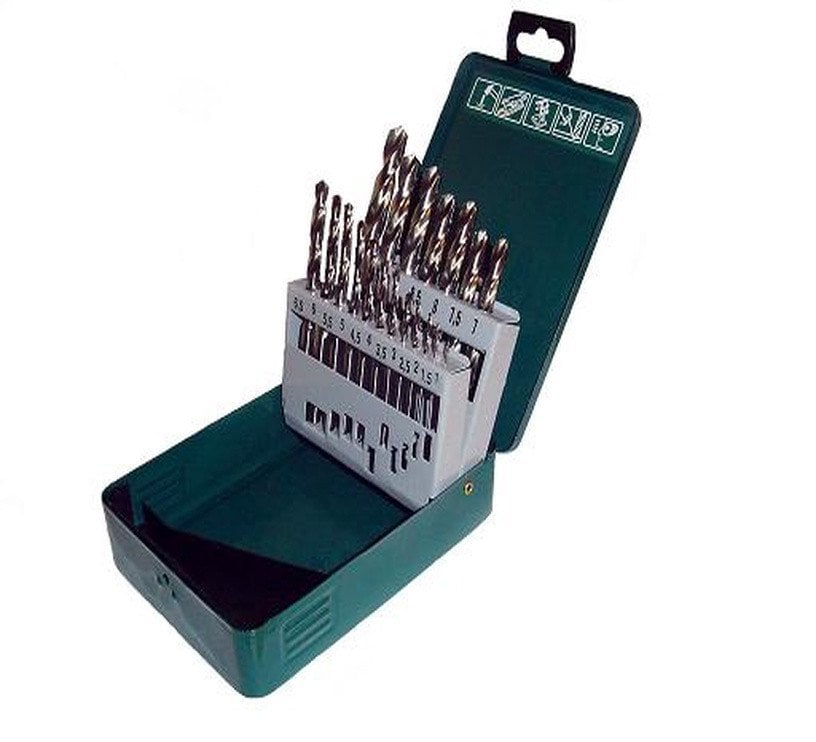 SET OF DRILLS 1.0–10.0 MM 19 PSC.