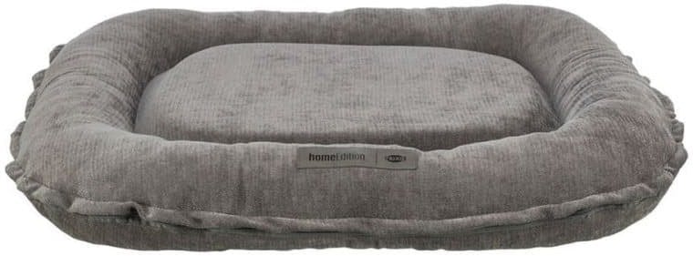 Vital Lennox, poduszka, dla psa/kota, owalna, włóczka Chenille, szara, 110 x 85 cm