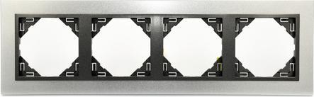 Efapel EFAPEL ANIMATO RAMKA 4-KROTNA ALUMINIUM 90940 TAS