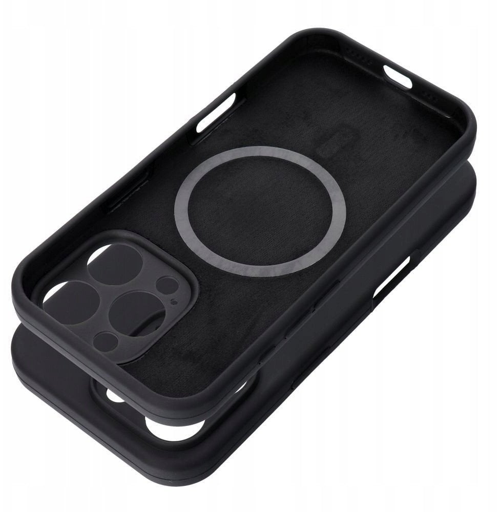 Futerał SILICONE 2mm do IPHONE 15 Pro kompatybilny z MagSafe czarny