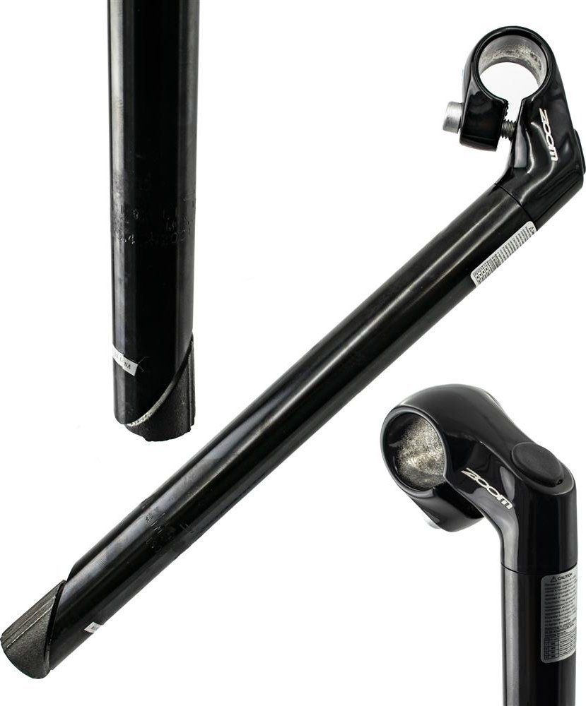 Wspornik kierownicy HA-C40-5, 25,4 x 280 x 40mm +30', czarny połysk