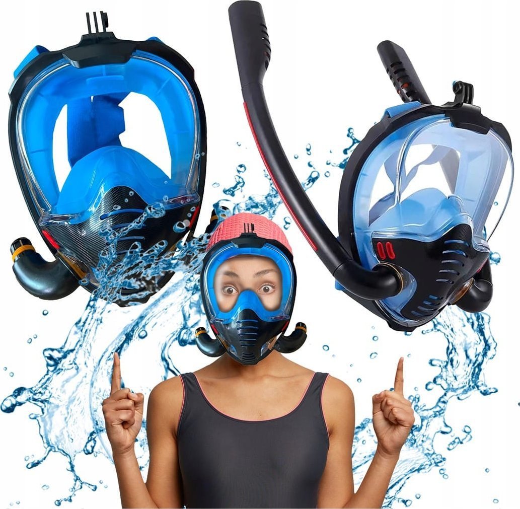 GOTEL L21C MASKA DO NURKOWANIA NIEBIESKA