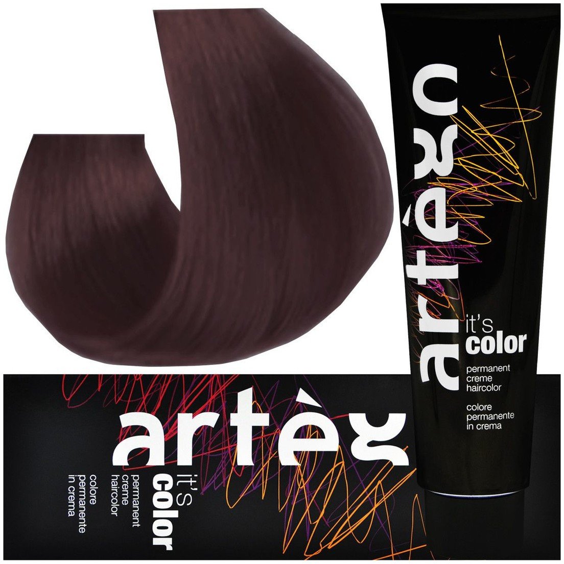 Artego Its Color Farba do włosów w kremie 150ml Średniobrązowy Irysowy Blond (7.72-7MV)