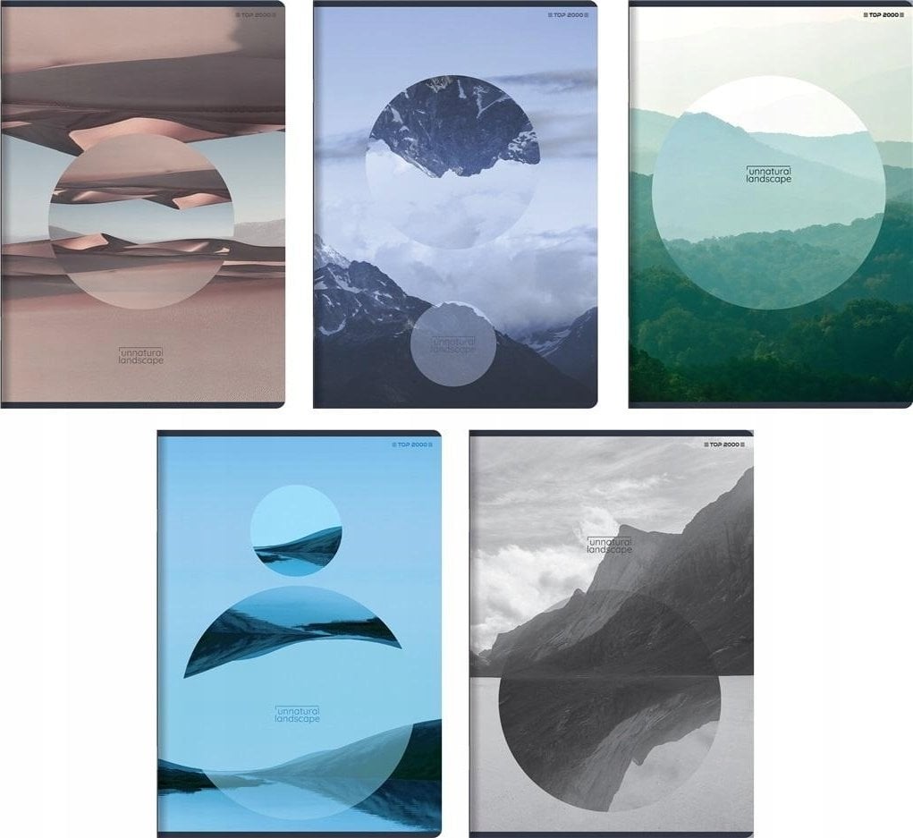 Top 2000 Zeszyt A4/60K kratka Landscape (5szt) TOP2000