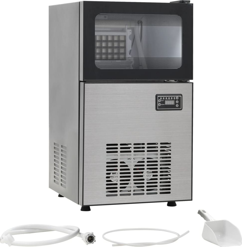 Kostkarka do lodu vidaXL Kostkarka do lodu, 420 W, czarna, 45 kg / 24 h