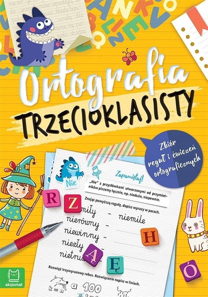 Aksjomat Książeczka Ortografia trzecioklasisty. Wydanie III