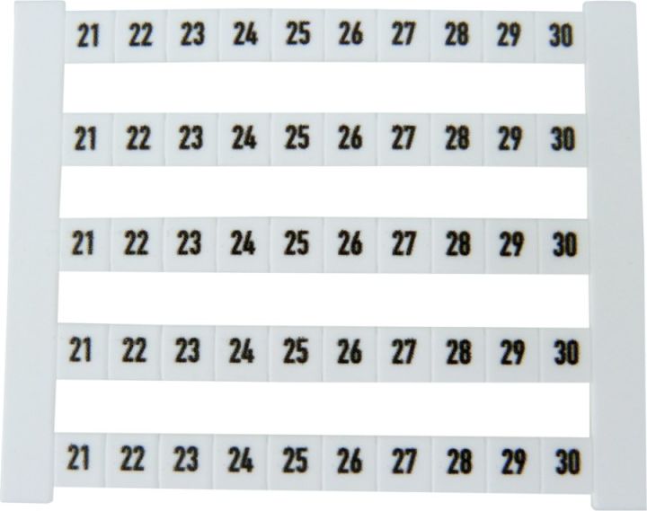 Weidmüller Oznacznik poziomy DEK 5 FWZ 21-30 (0523060021)