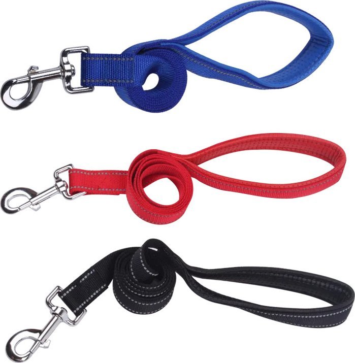 Nobleza Smycz z jednostronnym paskiem odblaskowym Smycz z jednostronnym paskiem odblaskowym