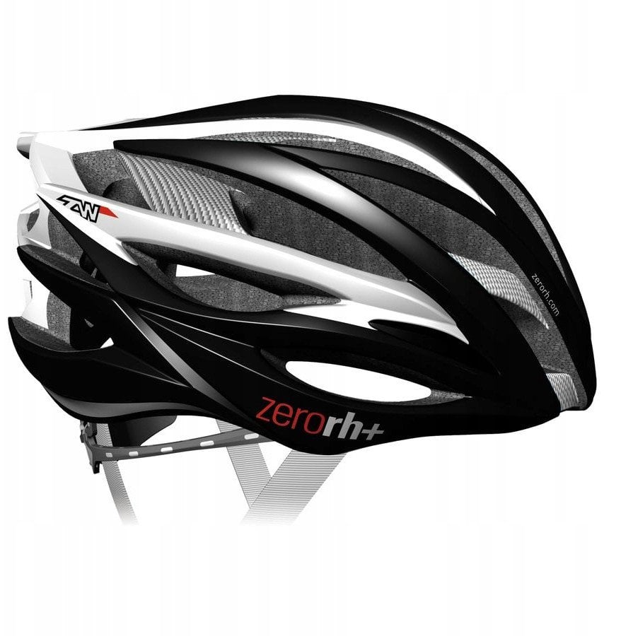 Kask rowerowy zeroRH+ ZW BLACK - WHITE - XS/M
