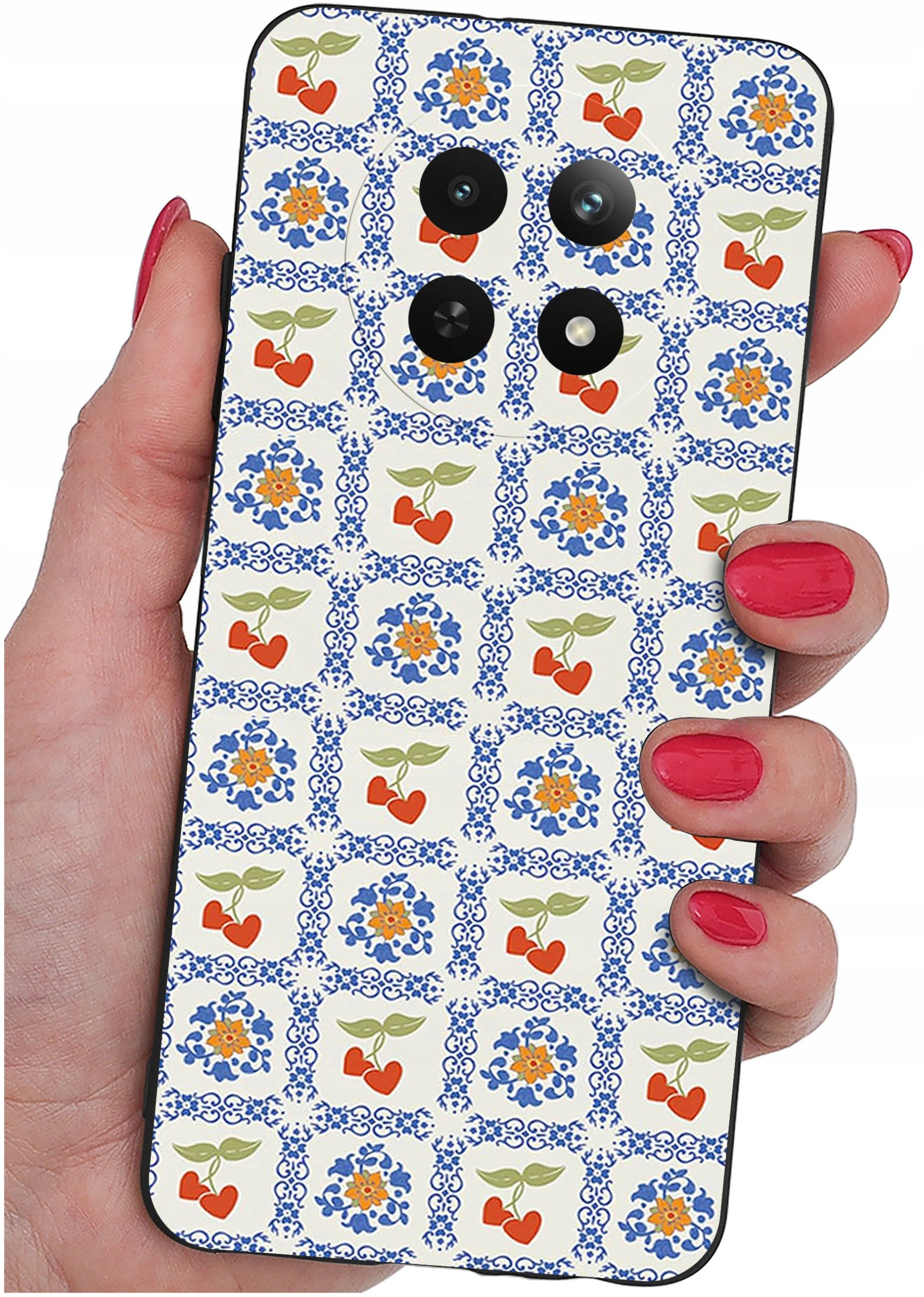 Etui do Realme 12 5G | 12x 5G WZORY |SILIKONOWE MATT CASE + SZKŁO 9H