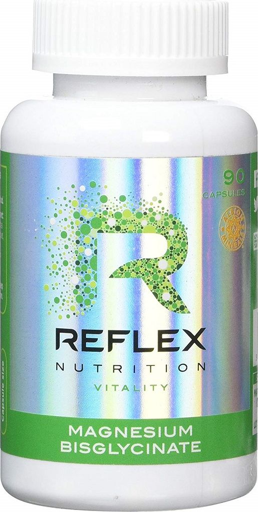 Reflex Nutrition Reflex Nutrition - Bisglicynian Magnezu, 90 kapsułek