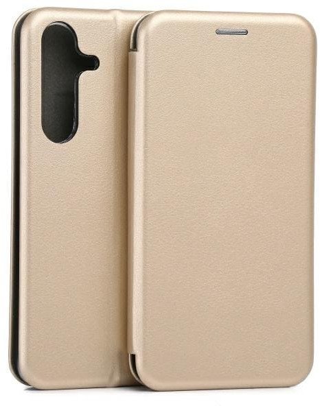 Beline Etui Book Magnetic Samsung S25+ złoty/gold