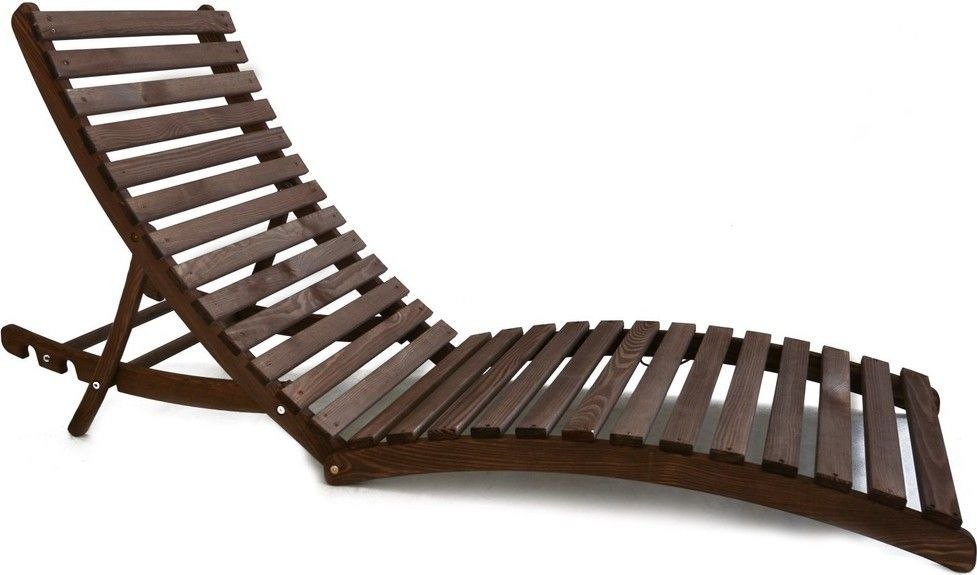 Rojaplast SOLARO leżak składany, drewniany