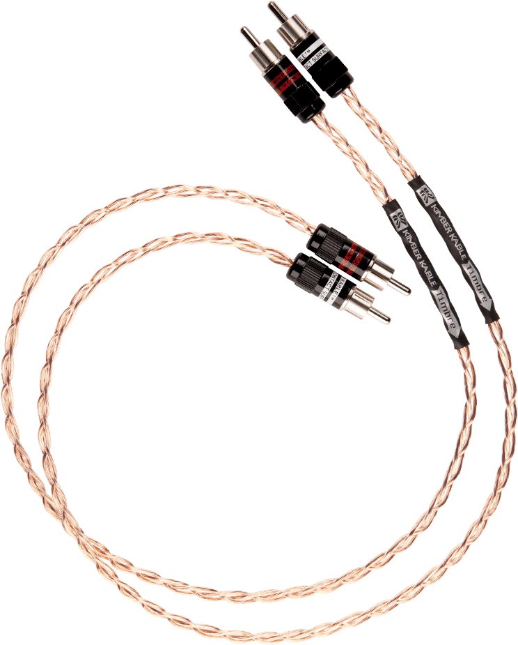 KIMBER KABLE TIMBRE 1,5M INTERCONNECT/ULTRAPLATE BLK