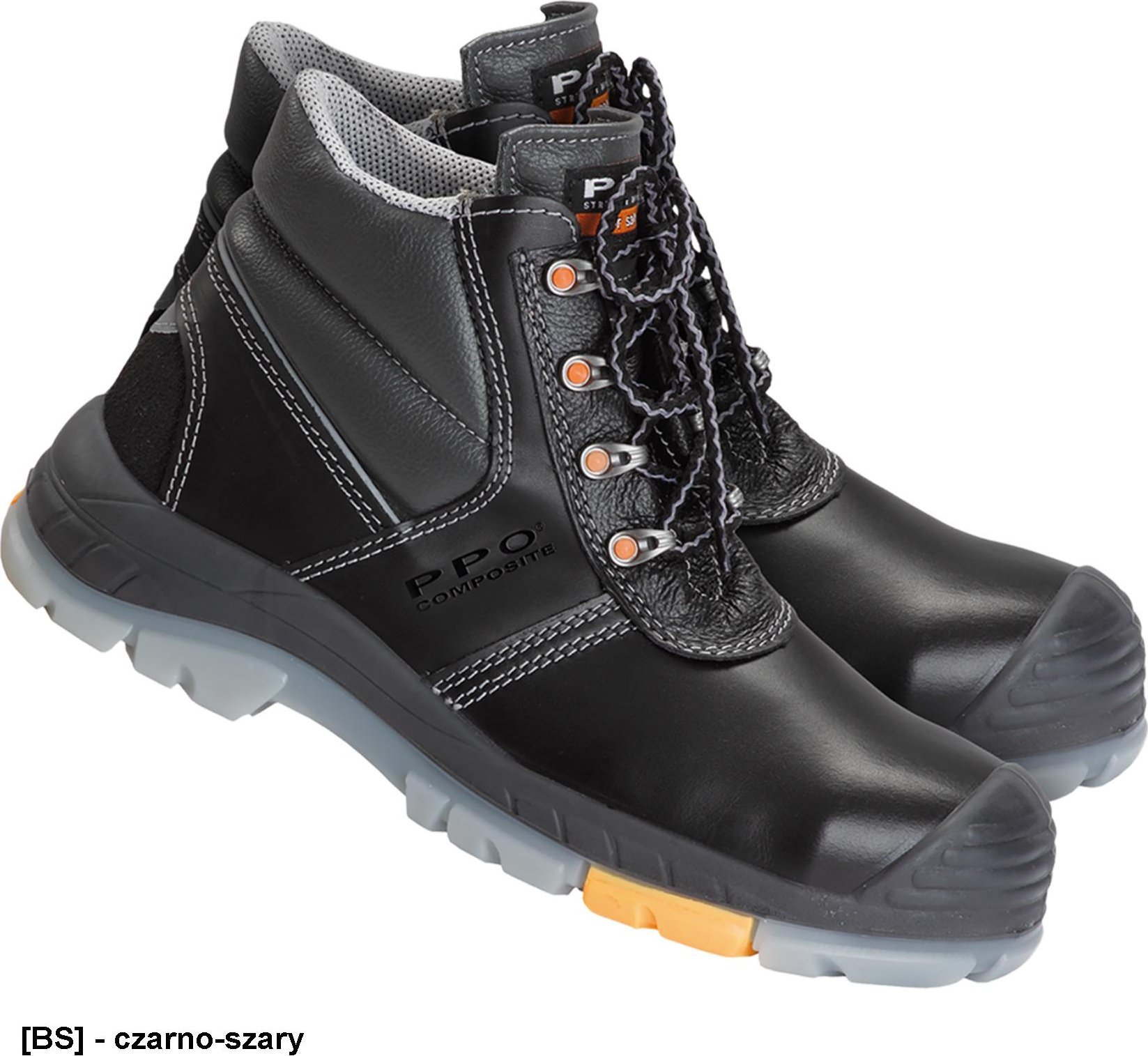 PPO Model 705 BPPOT705 S3 HI CI SRC - skórzany trzewik, antyelektrostatyczny, odblaski, perforofany kompozyt podnosek AirTec 46
