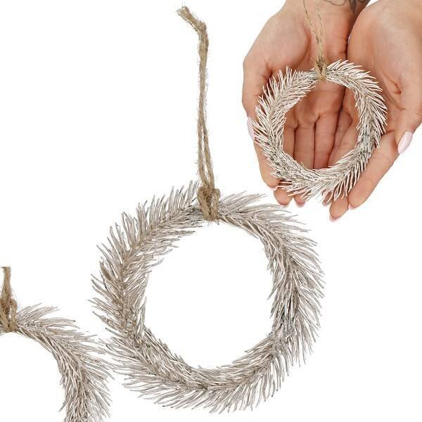 Springos Zawieszka na choinkę mini wianek ozdoba świąteczna 10 cm UNIWERSALNY