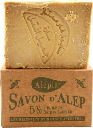 Alepia Mydło w kostce Savon D'Alep 5% laurowe 190g