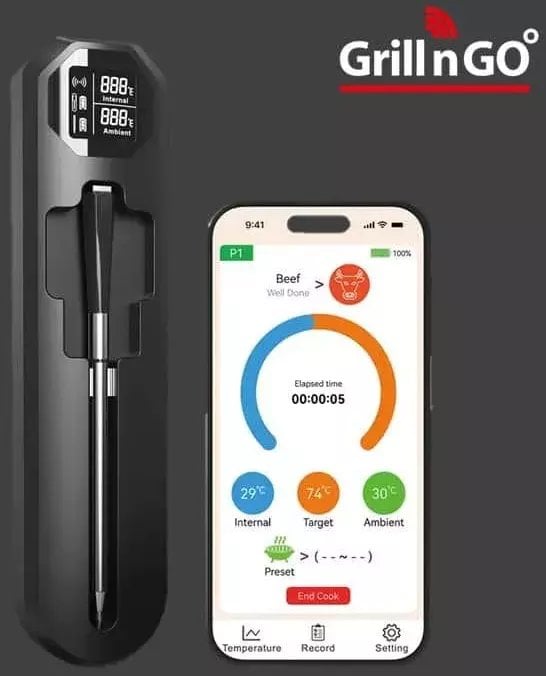 Grillngo Smart Wireless Roasting Thermometer