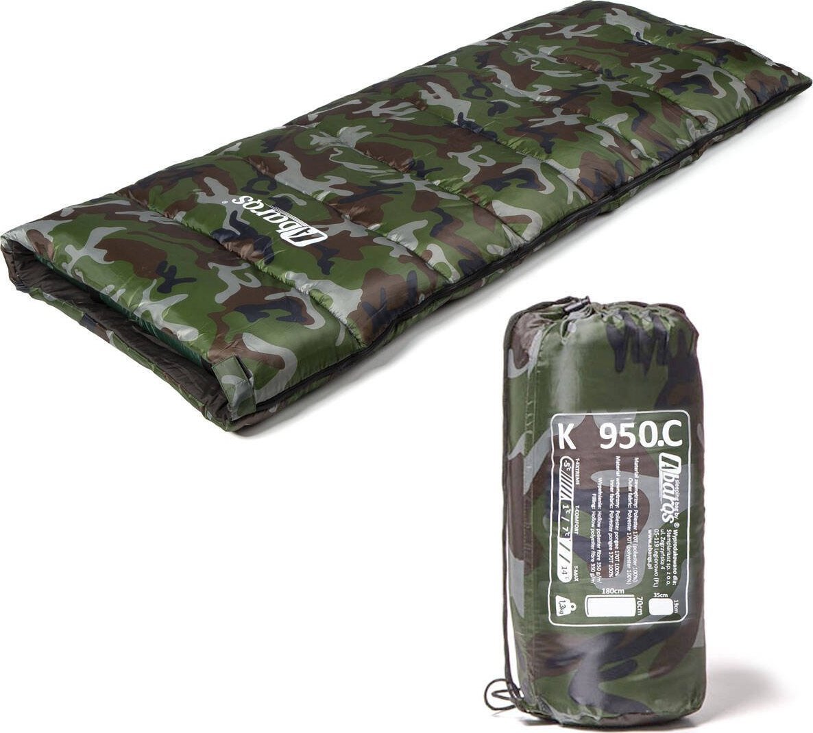 Abarqs Śpiwór Abarqs 950.C Kołdra Moro