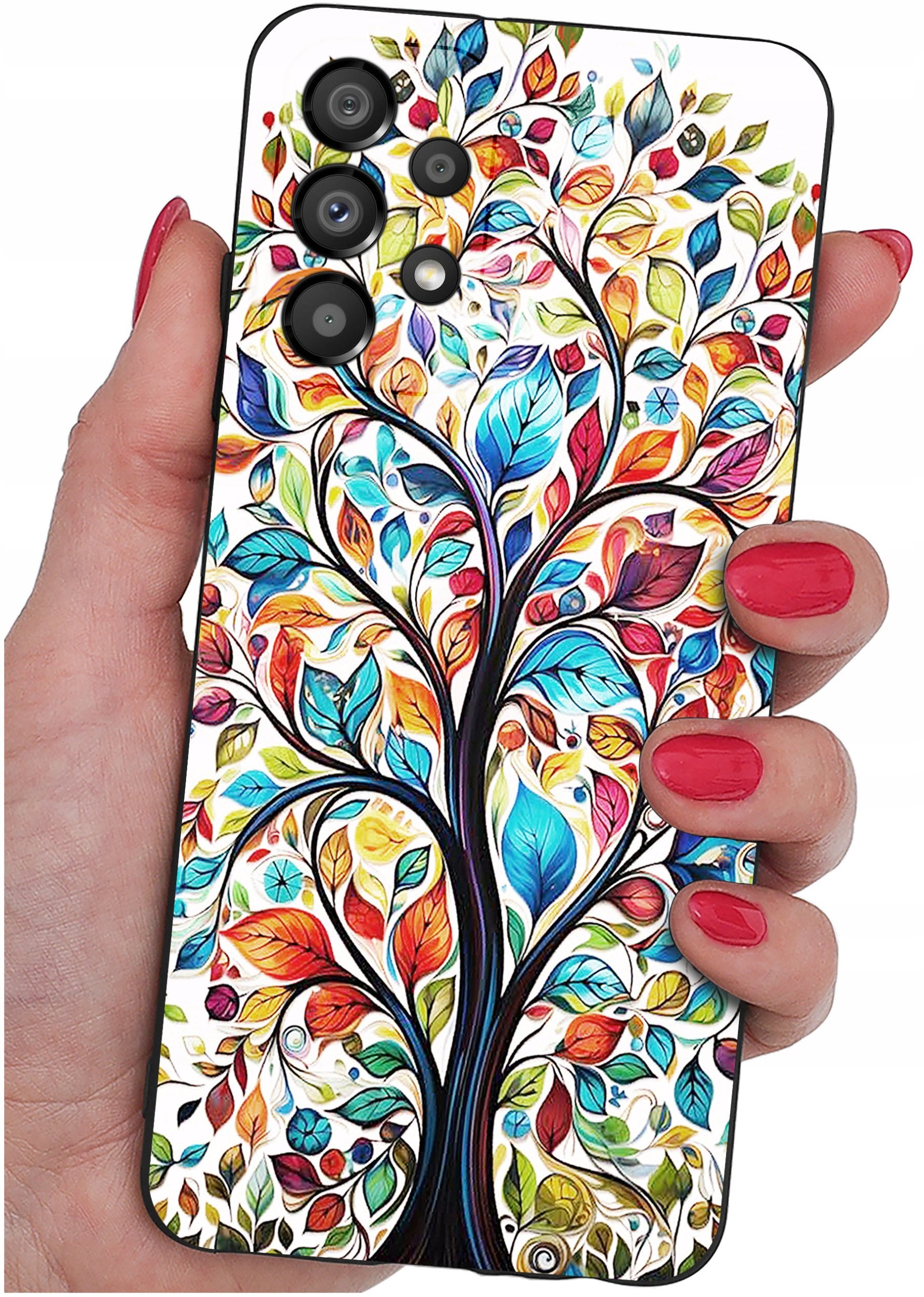 krainaGSM ETUI do Samsung Galaxy A53 5G wzory | SILIKONOWE MATT CASE + SZKŁO 9H