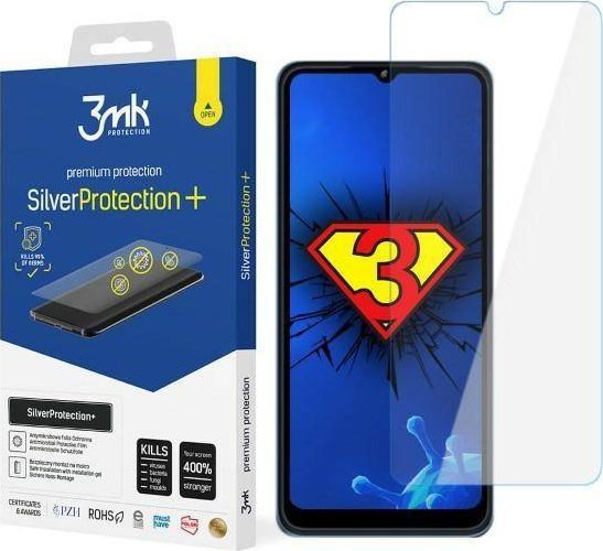 3MK 3MK Silver Protect+ T-Mobile T Phone Pro 5G / Revvl 6 Pro 5G Folia Antymikrobowa montowana na mokro