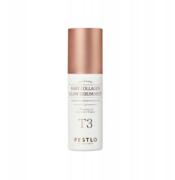 Pestelo, T3 Baby Collagen Glow Serum Mist, Hydration, Before and after makeup, Spray, For Face, 50 ml Unisex