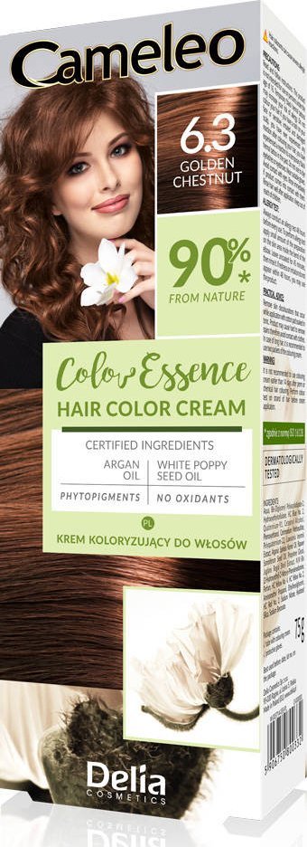 DELIA COSMETICS Cameleo Color Essence Krem koloryzujący nr 6.3 - golden chestnut 1op.