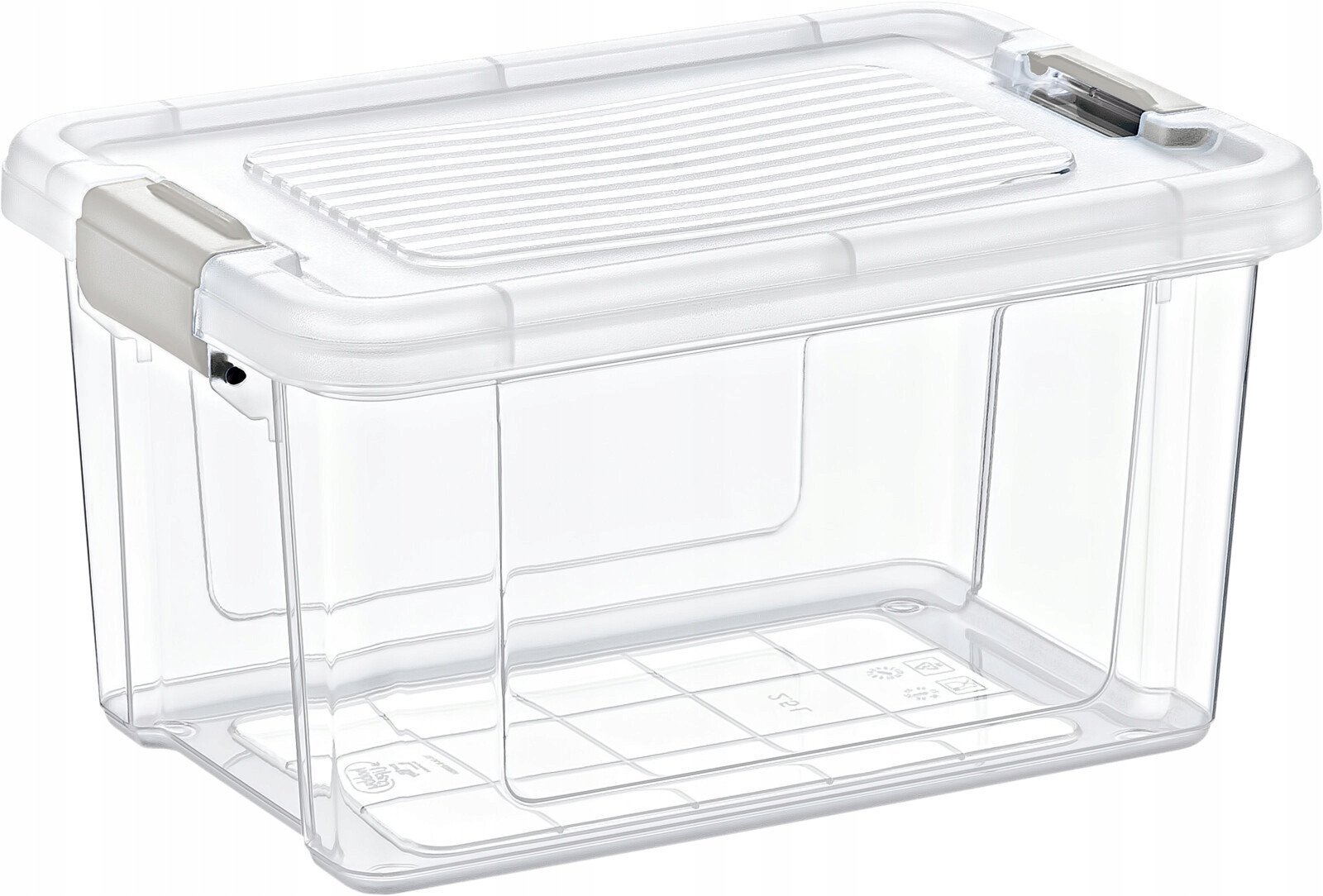 Transparentne pudło do przechowywania, 22 x 15 x 12 cm