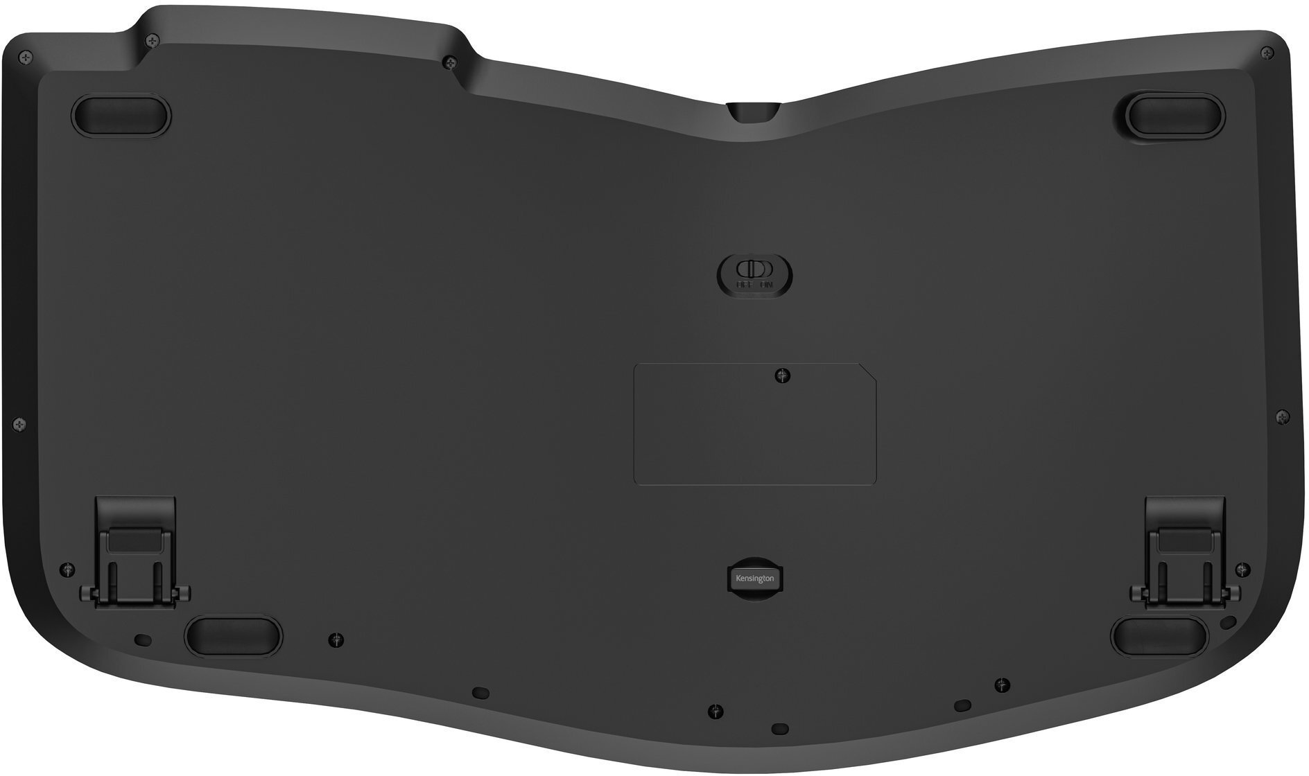 Klawiatura Kensington Pro Fit Ergo - klawiatura - ładowalny - compact TKL - bezprzewodowy - 2.4 GHz - Bluetooth - QWERTY - portugalski - czarny