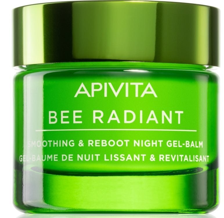 APIVITA_Bee Radiant Smoothing & Reboot Night Gel?Balm lekki żel?balsam na noc o właściwościach wygładzających i rewitalizujących skórę 50ml
