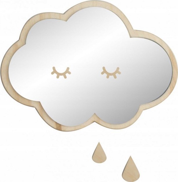 naSciane Dekoracyjne lustro chmurka 02 lustra dla dzieci