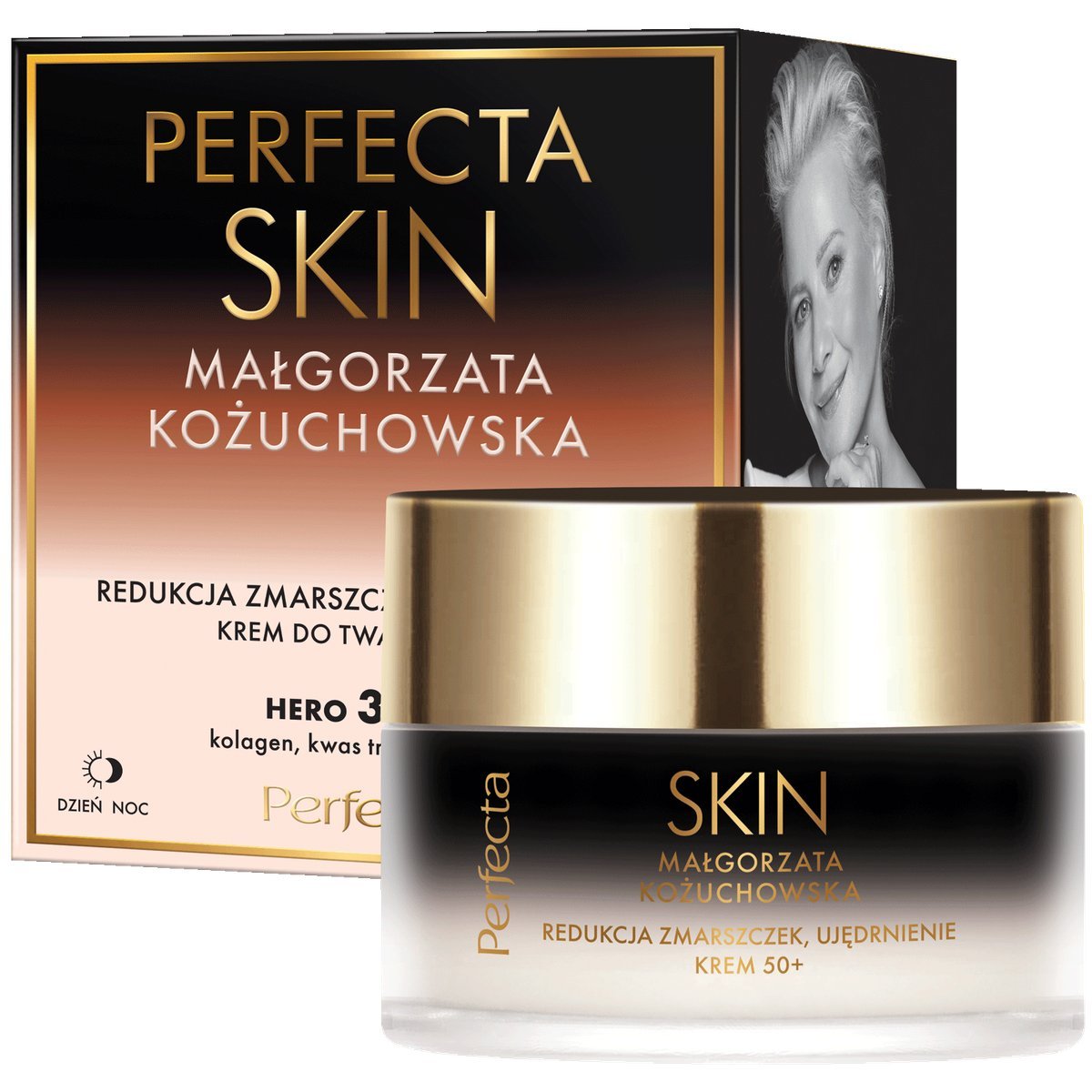 Perfecta Skin Małgorzata Kożuchowska Krem do twarzy ujędrniający i przeciwzmarszczkowy 50+ 50ml
