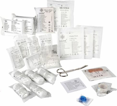 Polska Firma Wyposażenie Wkład do Apteczki wg. normy DIN 13164 PLUS