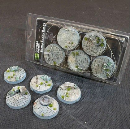 Gamers Grass Gamers Grass: Bases Round - Urban Warfare 40mm (5 szt.)