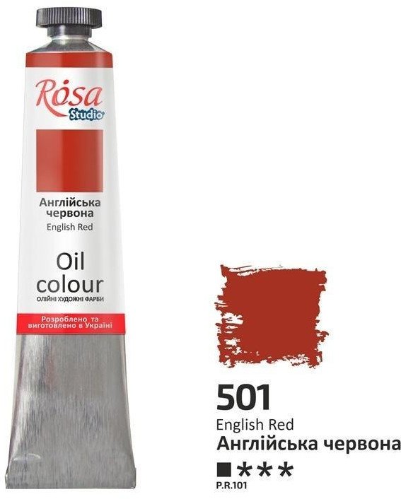 Farba olejna english red 501 45ml