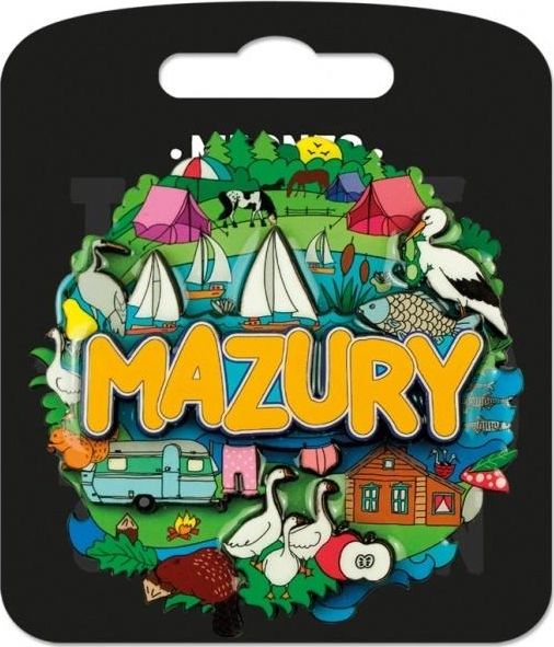 Pan Dragon Magnes I love Poland Mazury ILP-MAG-C-MAZ-07