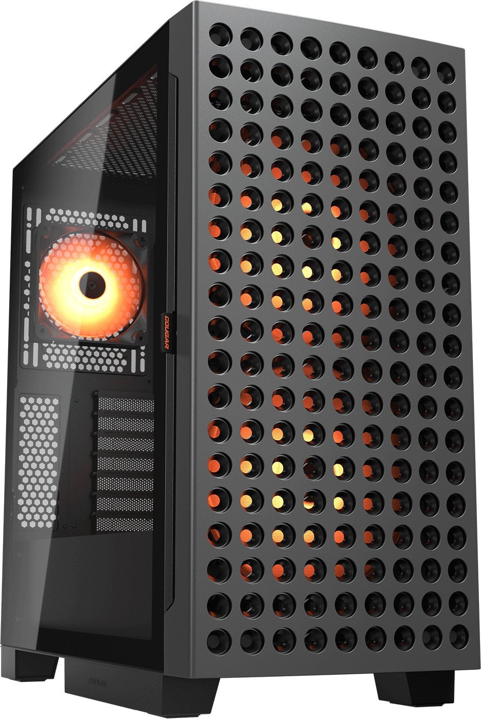 COUGAR Gaming Airface ECO RGB Midi Tower Czarny