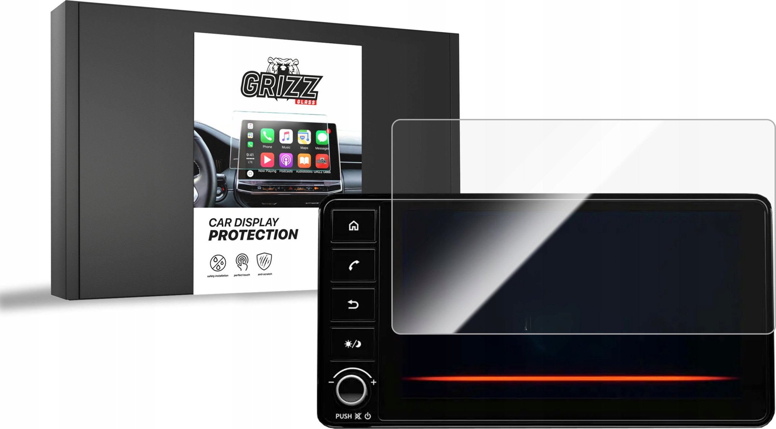 GrizzGlass Folia ceramiczna GrizzGlass CarDisplay Protection do Mitsubishi Space Star 7" 2024