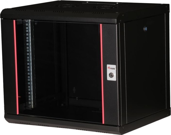 Szafa Equip Szafa serwerowa 19" 09U 600x450mm szklane drzwi czarny