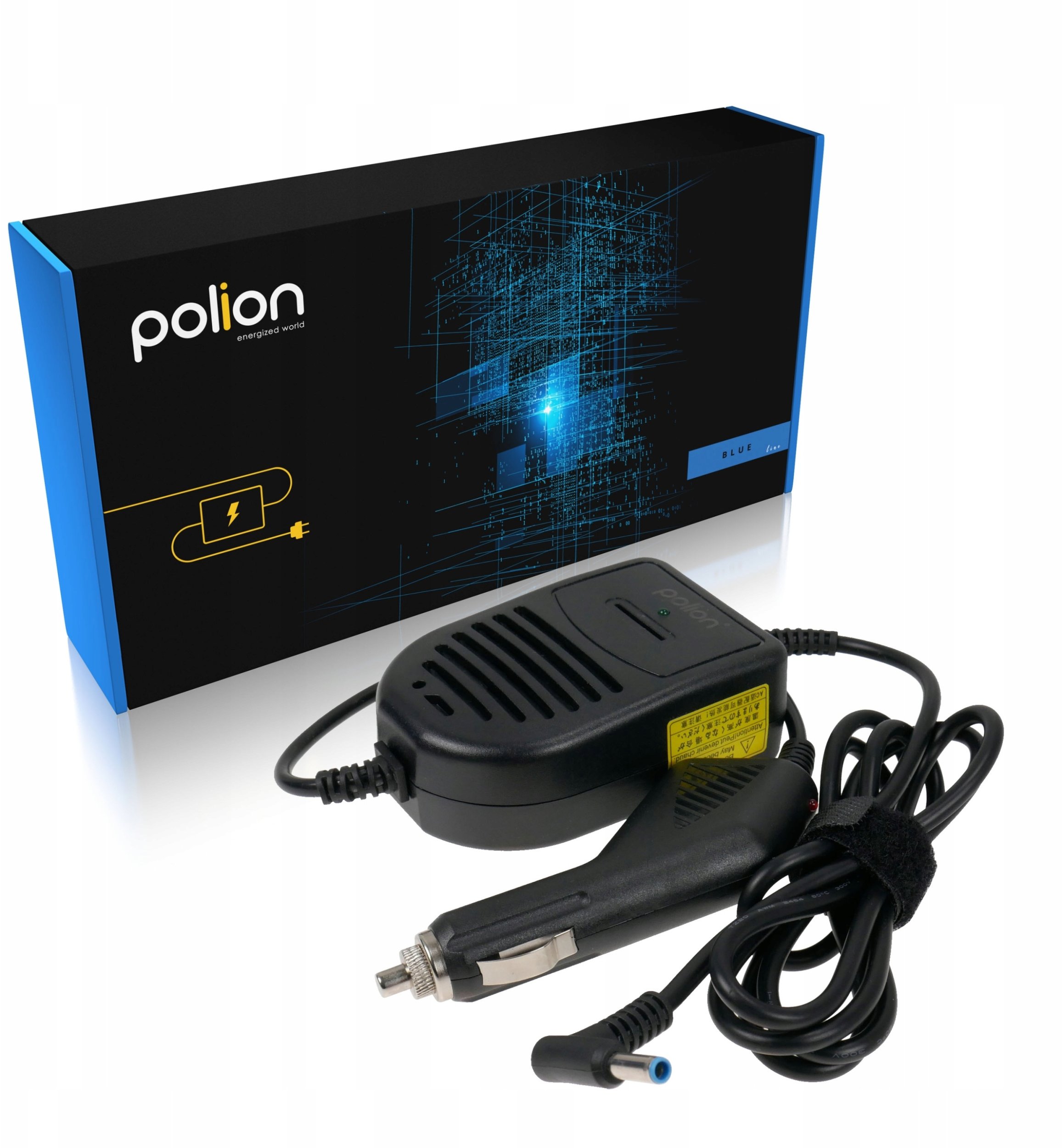 Zasilacz samochodowy do laptopa HP 90W 19,5V 4,62A wtyk 4,5x3,0mm pin