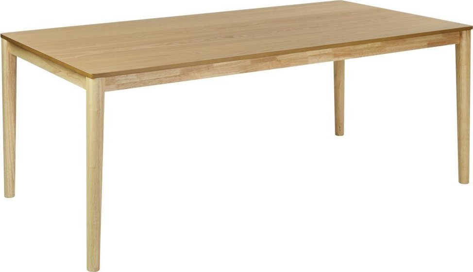 Beliani Stół do jadalni 200 x 100 cm jasne drewno ERMELO