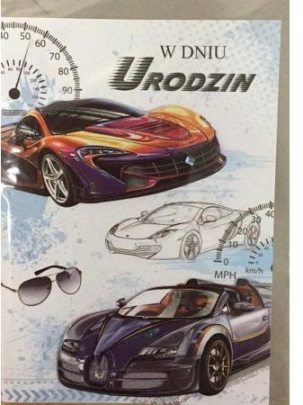 Panorama Karnet urodziny B6 Premium 56 + koperta