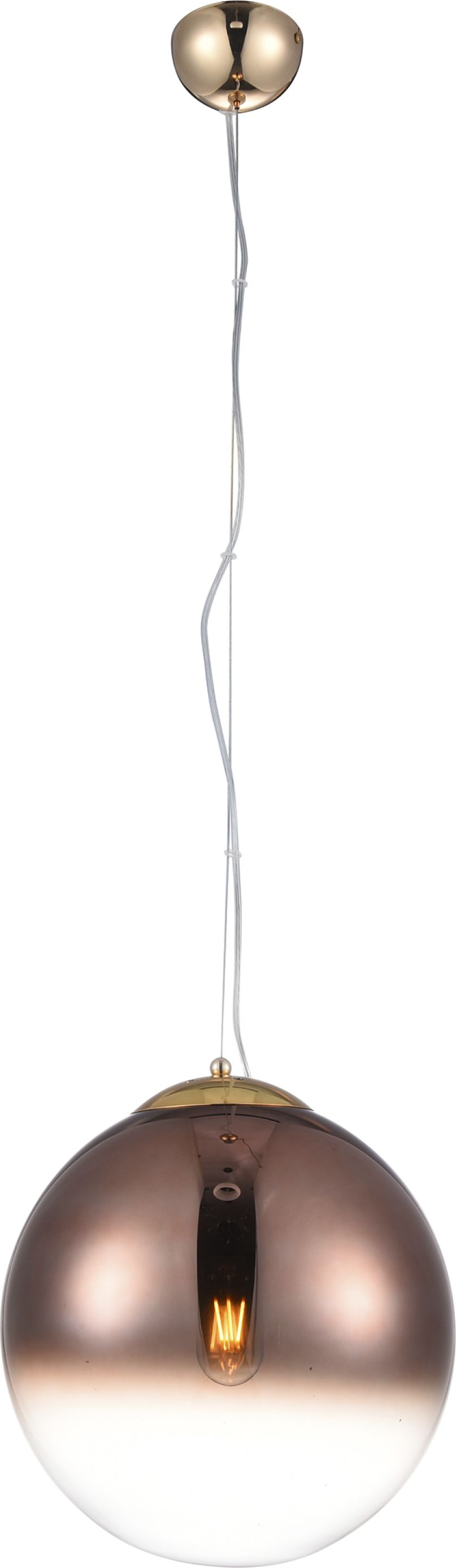 Lampa wisząca Azzardo Iris nowoczesna miedź (AZ3109)