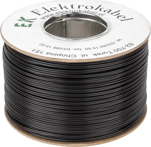 Przewód LP Kabel głośnikowy SMYp 2 x 0,5mm czarny 200m