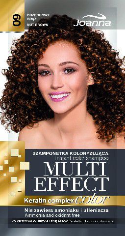 Joanna Multi Effect Color Keratin Complex Szamponetka 09 Orzechowy Brąz 35g - 525609