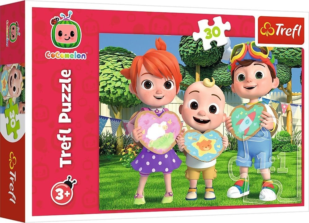 Trefl Puzzle 30 elementów Cocomelon Bawmy się razem