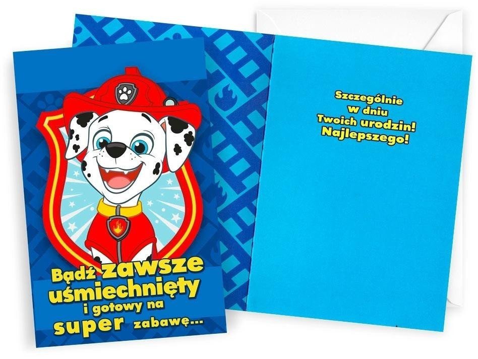 Karnet Urodziny Psi Patrol