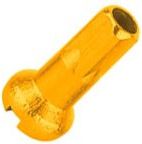 Cn Spoke Nyple AN12 12mm aluminiowe złote 144szt.