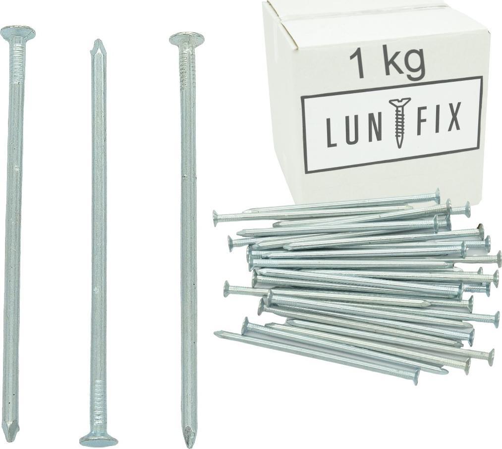 Lun Fix Gwoździe 1,6x25 mm budowlane ocynkowane 1kg