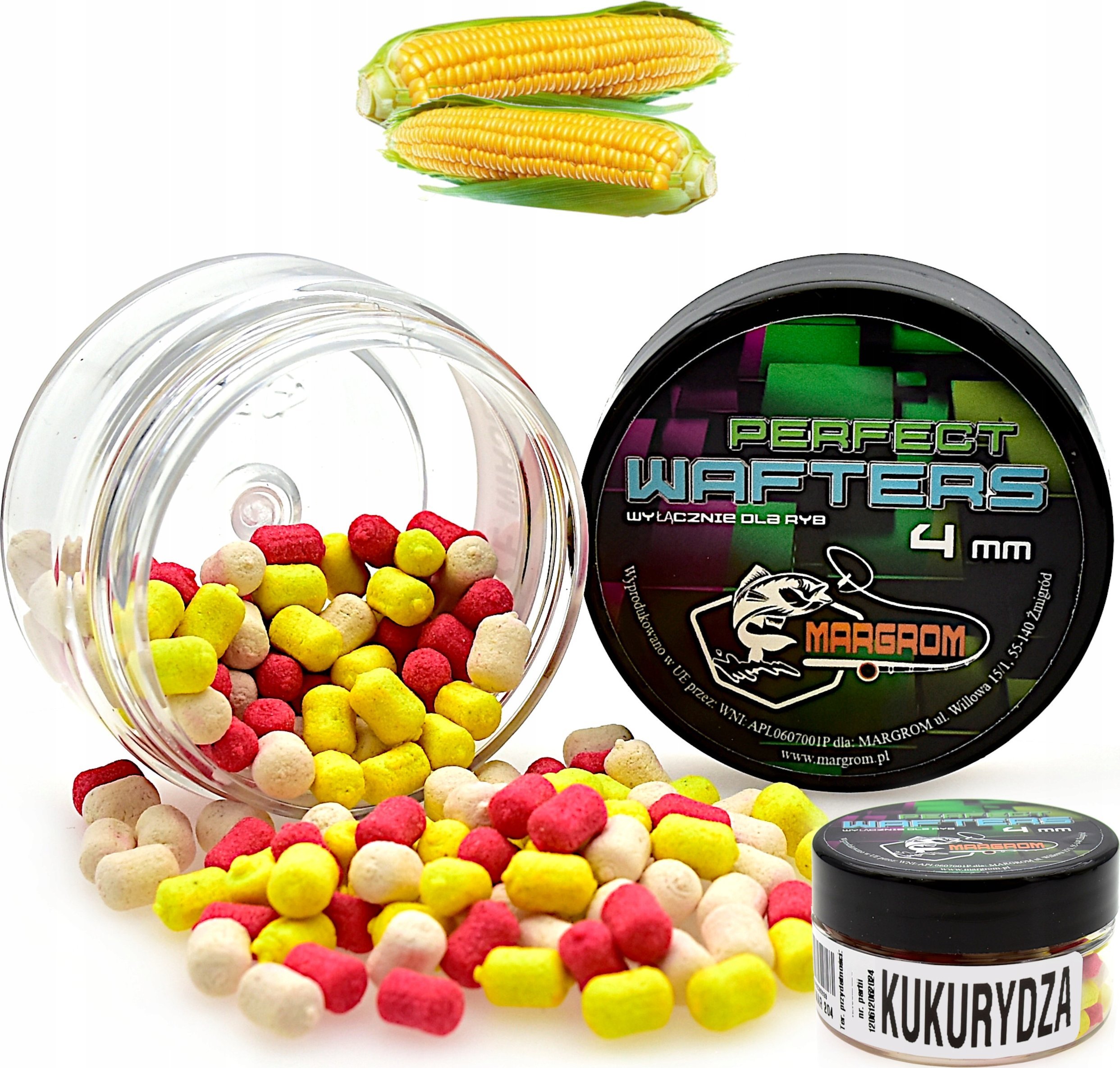 Margrom MARGROM Perfect WAFTERS 4mm 25ml aromat KUKURYDZA przynęta
